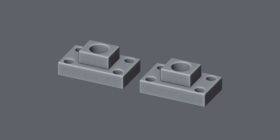 A body exported to STEP and re-imported as a fully editable solid